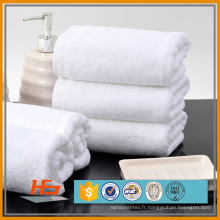 Serviettes de bain plaine blanche de luxe de conception de coton pour l&#39;hôtel d&#39;étoile